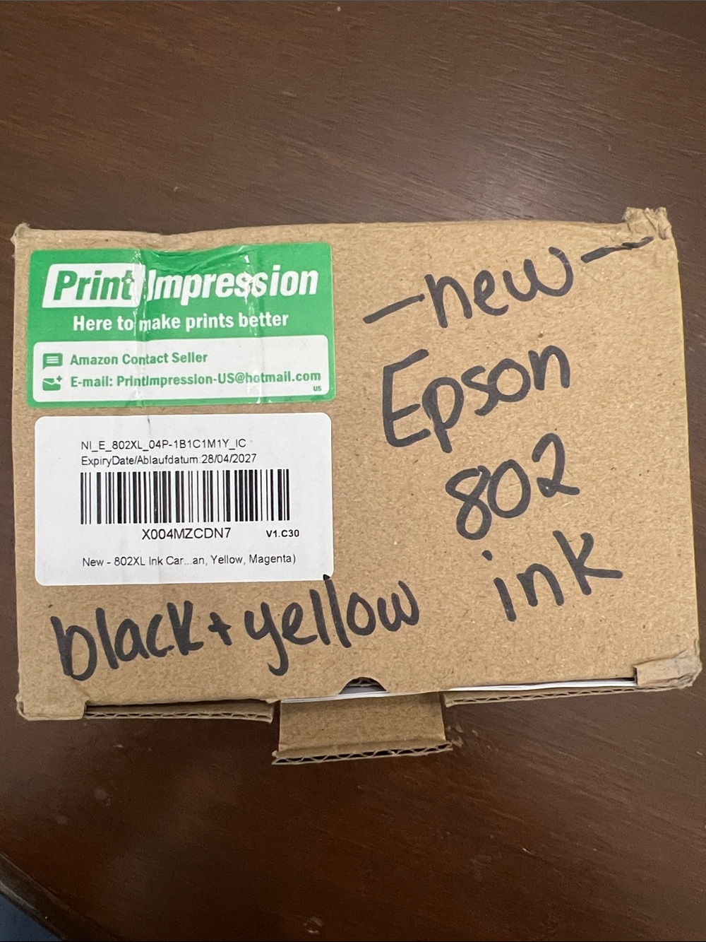 Epson 802 Ink